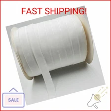 10 Yards Velvet Ribbon Spool (White, 5/8")