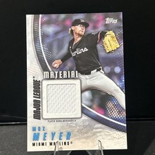 2025 Topps Series 1 - Major League Material Max Meyer #MLM-MME (MEM)