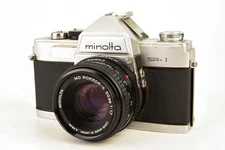 Minolta SR-1 35mm SLR Film Camera with MD Rokkor-X 50mm f/1.7 Lens V29