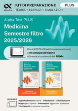 Alpha Test Medicina. Semestre filtro 2025-2026. Kit di preparazione Plus. ...