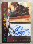 2023-24 Panini Noir Alonzo Mourning Sneaker Spotlight Auto Jersey Match #33/99