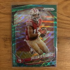 2025 Panini Prizm Jauan Jennings Green Wave #258