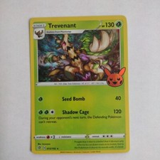Trevenant 15/192 (Trick or Trade Stamped) Rebel Clash Holo Rare Pokemon
