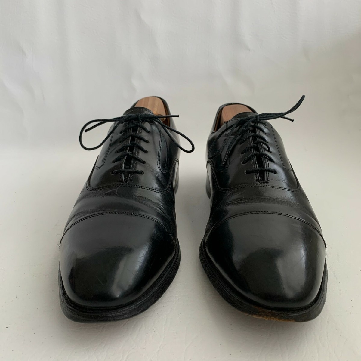 靴 Johnston & Murphy OPTIMA Cap Toe Shoes Johnston Murphy Optima Oxford Black Leather Cap Toe Lace Up