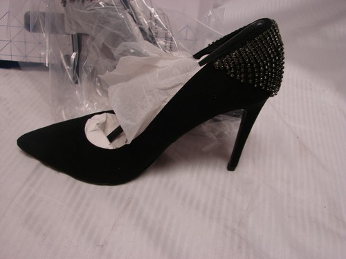 Call it Spring Tetramesa (Black) Stiletto Pumps 4.7" Heel microfibre - Picture 6 of 9