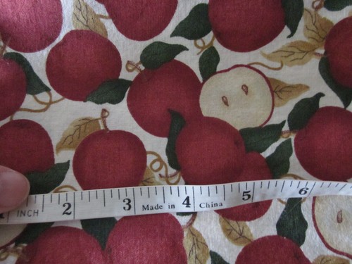 MELE frutta CIBO Cotone TESSUTO A U-Scegli 1/2 yd BTHY - Foto 7 di 22