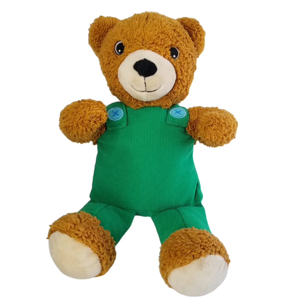 Corduroy Teddy Bear Plush Kohls Cares Book Stuffed Animal Toy Green Overalls