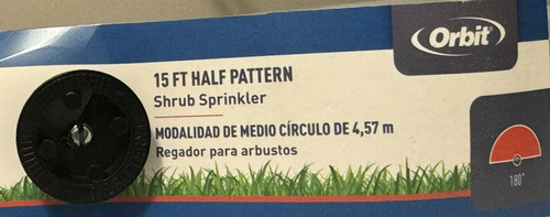 5 ORBIT 15-foot Half Pattern Shrub Sprinkler Head Nozzles- 180 degrees - NEW - Picture 1 of 2