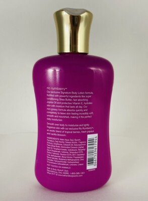 Bath Body Works Rio Rumberry Shea Body Lotion, Fl Oz