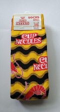 NWT Odd Sox 2 Pairs Cup of Noodles Ramen Crew Socks, Men's Shoe Size 6-10