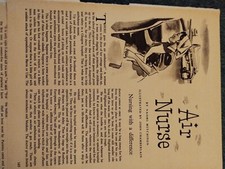 A2n  Ephemera 1950s Article Working As An Air Nurse Naomi Mitchison 