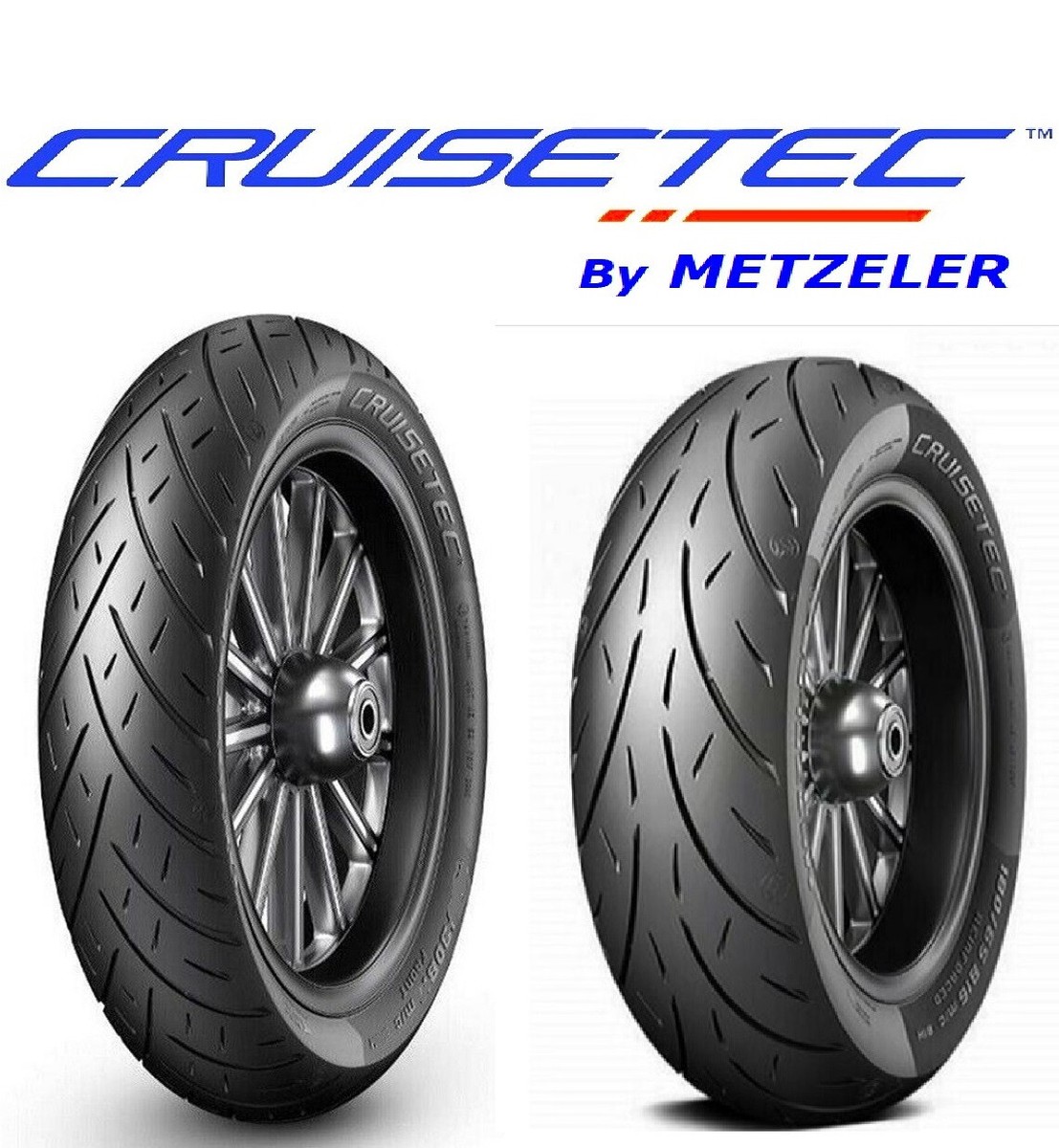 METZELER CRUISETEC FRONT/REAR TIRE SET 130/60-21 & MU85B16 HARLEY