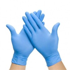 Transo Blue Nitrile Gloves Medical Grade Examination Powder Free MEDIUM