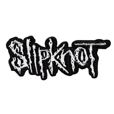 Slipknot Logo Embroidered Iron-On Patch Heavy Metal Rock Band Applique