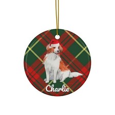 Nederlandse Kooikerhondje Ornament Gifts Personalized Mom or Dad Christmas Tree