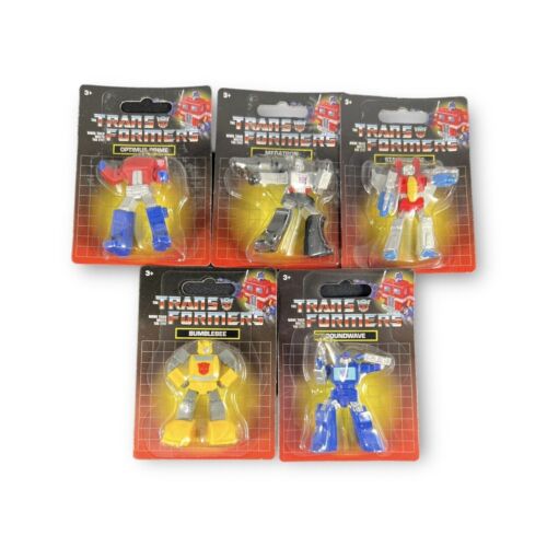 Hasbro Transformers SET OF 5 Just Play Mini Figures Collection, Cake Toppers - Picture 1 of 2