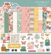 PhotoPlay Paper HELLO LOVELY 12x12 Collection Pack Scrapbook Kit