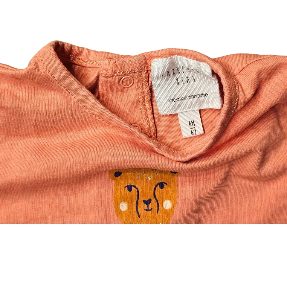 Set Designer Per Bambini Dolce Pantaloni Maglietta Taglia 6M 68 Catimini - Immagine 2 di 3