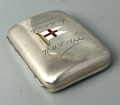 アンティーク雑貨 Sterling Silver and Glass Case Antique Sterling Silver Case