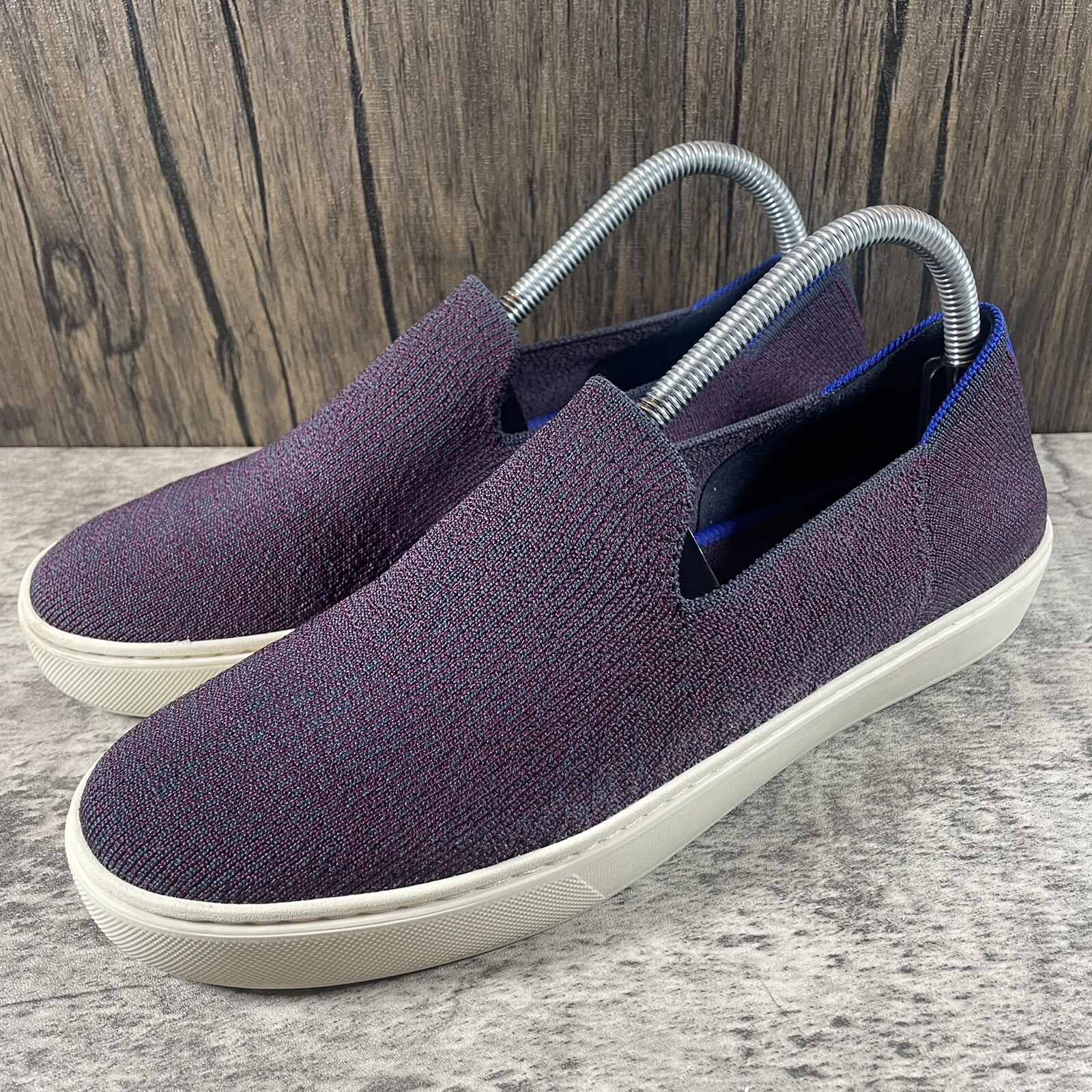 Rothy's The Original Sneaker Fig Python Purple Sl… - image 1