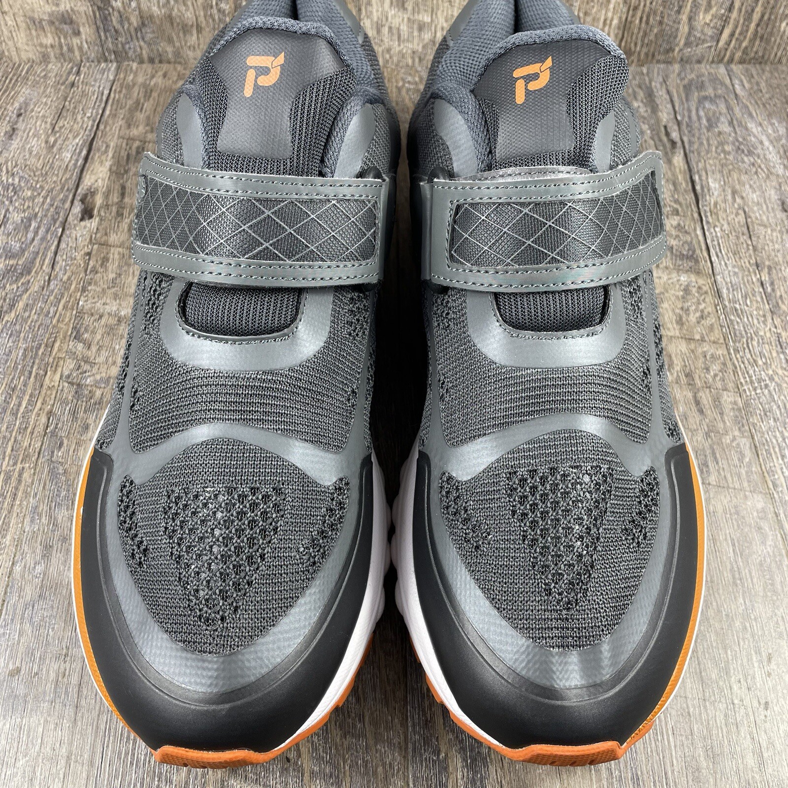 SAOLA Propet One Strap Scarpe Uomo 11 5 W (E) Grigio Arancione MAA023M Ortopedico Passeggio