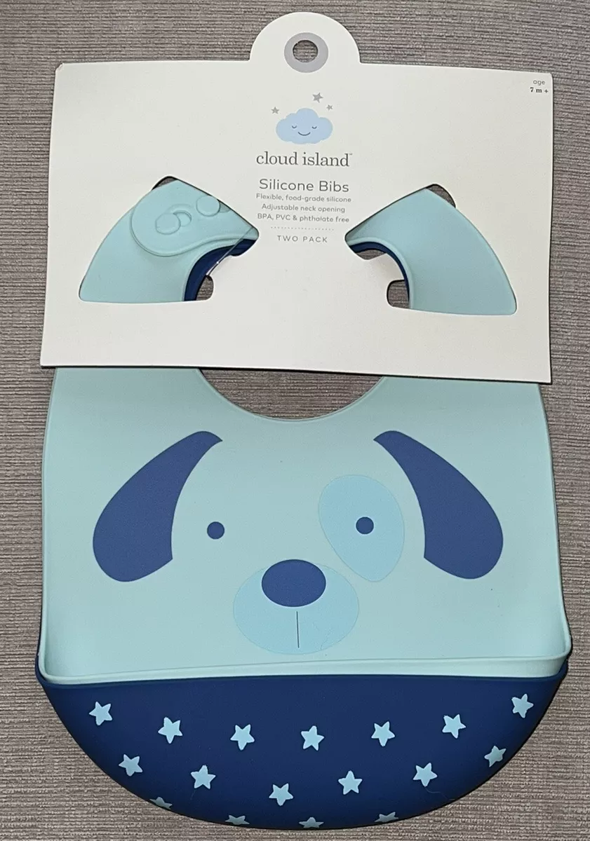 Silicone bib on sale cloud island 2pk