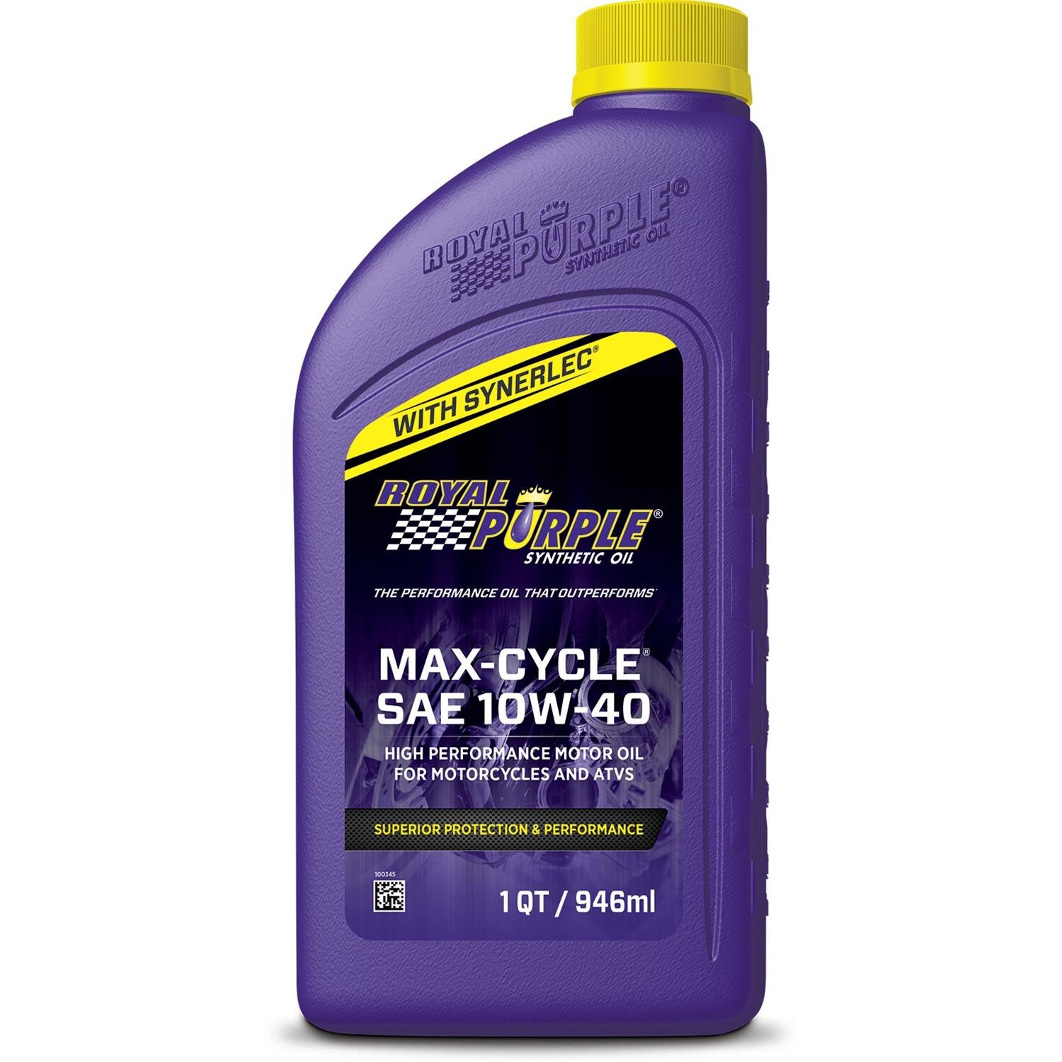 Royal Purple 01315 10W-40 Max Cycle Synthetic Oil, 6 Quarts
