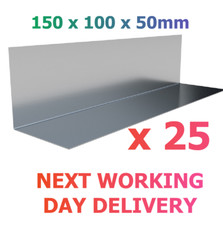 Aluminium Roofing Soakers 150 x 100 x 50mm - Pack 25