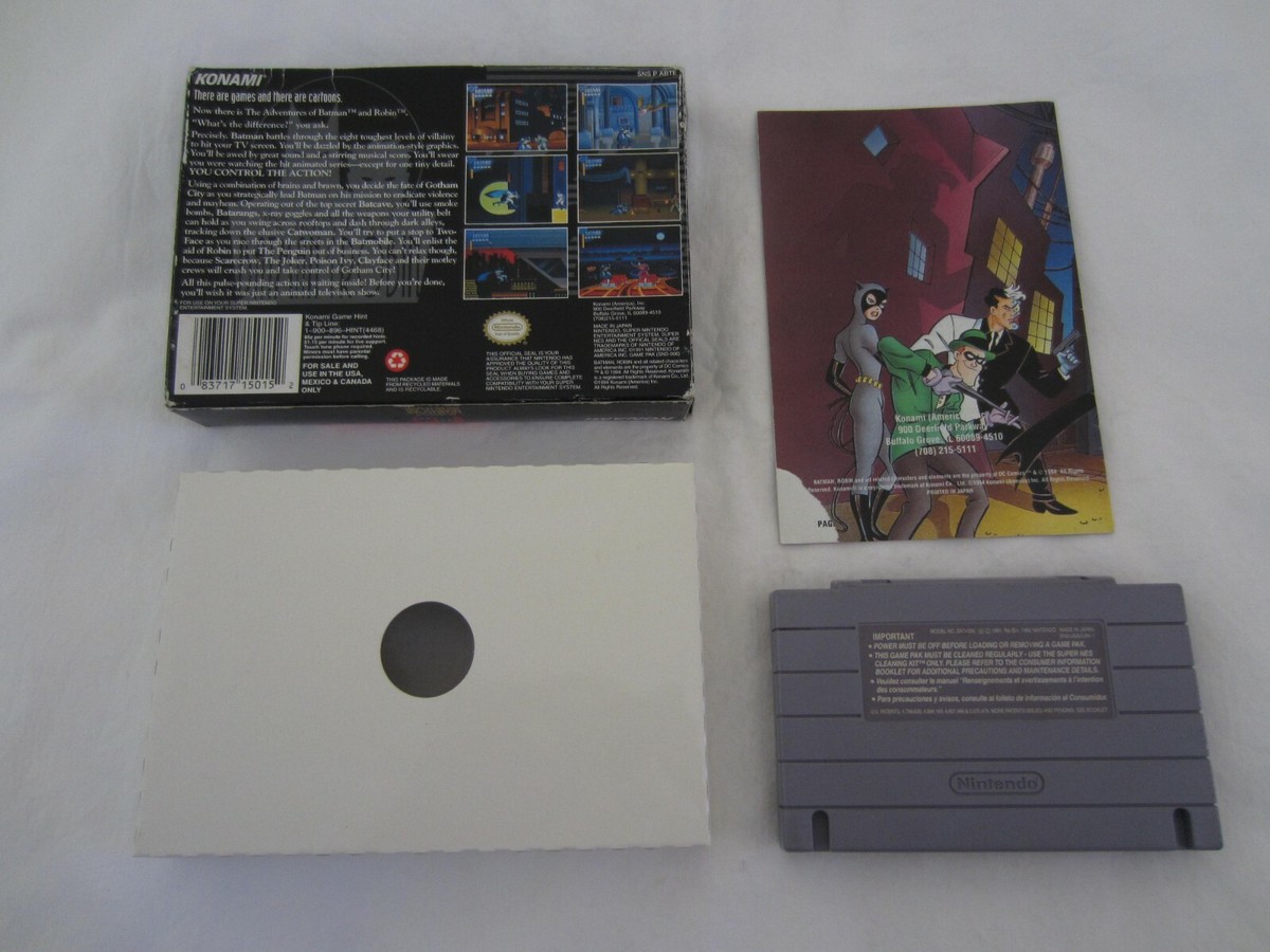 Adventures of Batman & Robin (Super Nintendo Entertainment System