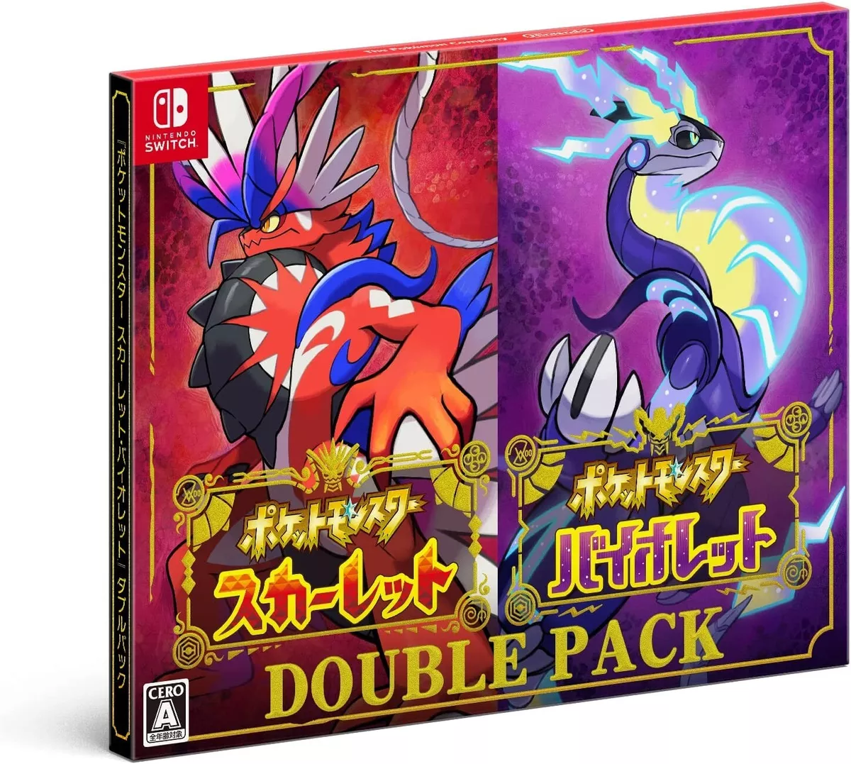 Pokemon Scarlet & Pokemon Violet Double Pack for Nintendo Switch