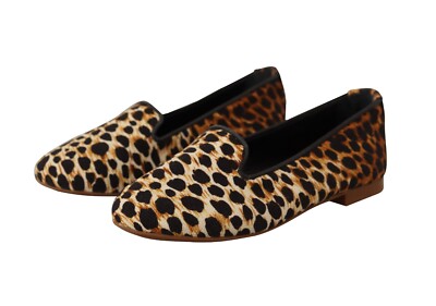 DOLCE & GABBANA Kids Shoes Brown Leopard Print Leather  display picture 3