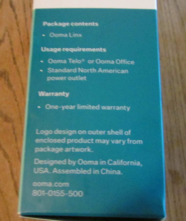 Ooma Linx Remote Phone Jack Wireless Accessory for Ooma Telo Wi-fi Friendly