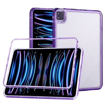 Classic Slim Flexible Clear Back Case For iPad Air 11/mini 6/Pro 11/Pro 13 2024