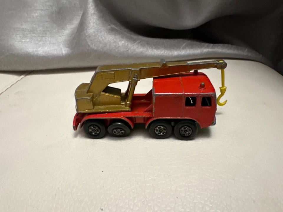 Grúa Lesney Matchbox Superfast MB30-A Faun 8 ruedas oro rojo Foto 3 de 4