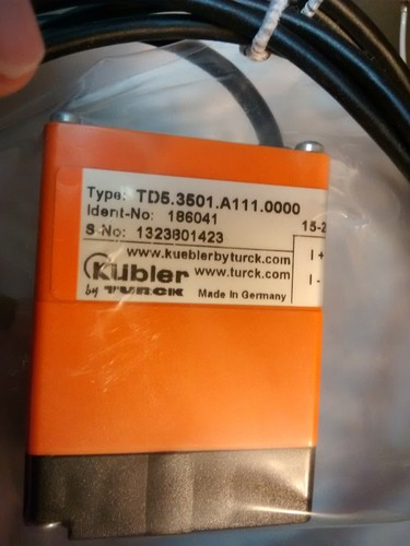 Kubler Turck Linear Mini Draw Wire Encoder w/ Analog Output 1 Meter Range 4-20mA - Picture 3 of 4