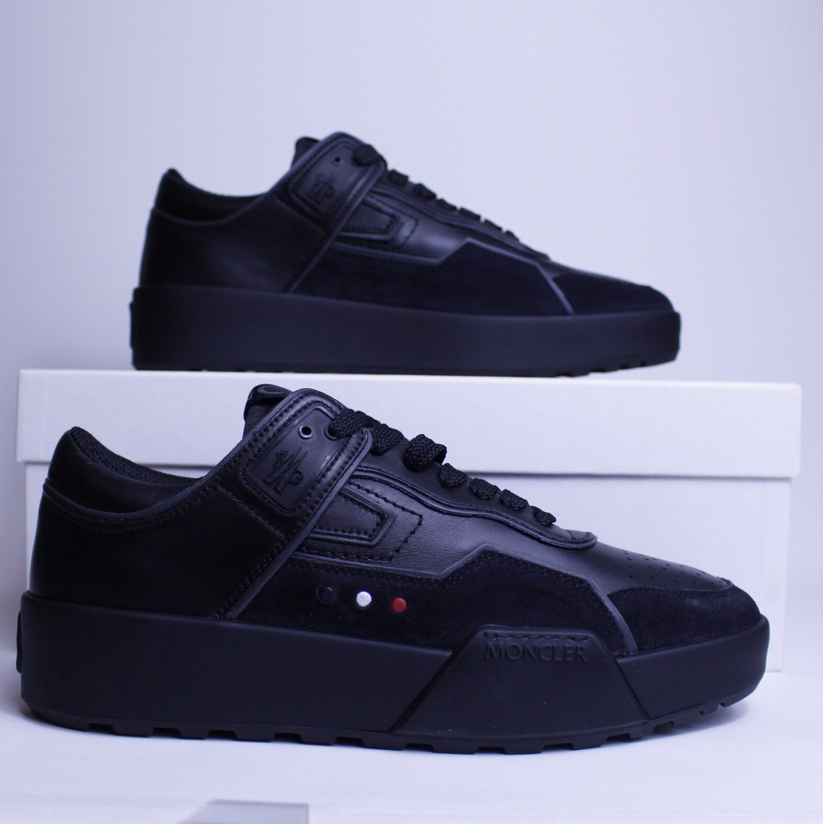 Brand New MONCLER PROMYX SPACE Black low top sneakers Mens Brand New MONCLER PROMYX SPACE Black low top sneakers Mens