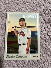 2019 Topps Heritage High Number #682 Charlie Culberson Atlanta Braves