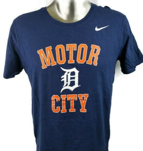 Camiseta Nike Motor City para Hombre Talla Mediana MLB Big Spell Out eBay