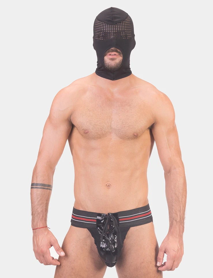 barcode Berlin Maske Mesh Eye Hood TROY 91857/100 gay sexy BLITZVERSAND - Bild 2 von 2
