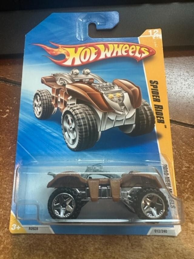 2010 Hot Wheels New Models Spider Rider #12 Brown