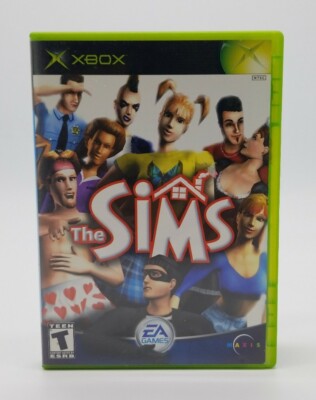 The Sims Microsoft XBox EA Games Maxis 2003 Complete in Box Simulation Game CIB