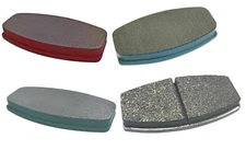 Set of 2 MCP Brake Pad Performance Blue Green Red 1375SE 181375 2500 1500