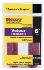 Whizz 51016 Purple Velour Shed-Resist Mini Paint Roller Cover 6 W x 3/16 Nap in.