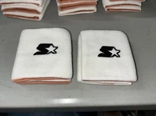 NEW TWO PAIR Starter wristband drymax Cupron Cooper White Performance. AAF