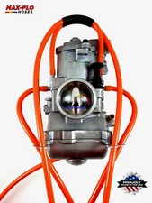 5 HOSE CARBURETOR VENT HOSE LINE KIT OVERFLOW KEIHIN FCR MIKUNI CARB KTM ORANGE