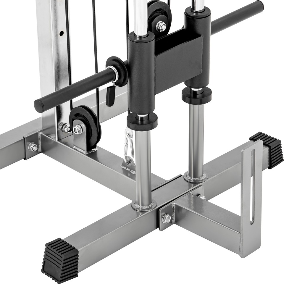 Silver Lat Pulldown Machine Home Gym Equipment Strength Training