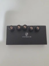 Universal Fits Porsche Tire Air Valve Stem Caps Covers for Cars, 5 Count W/box