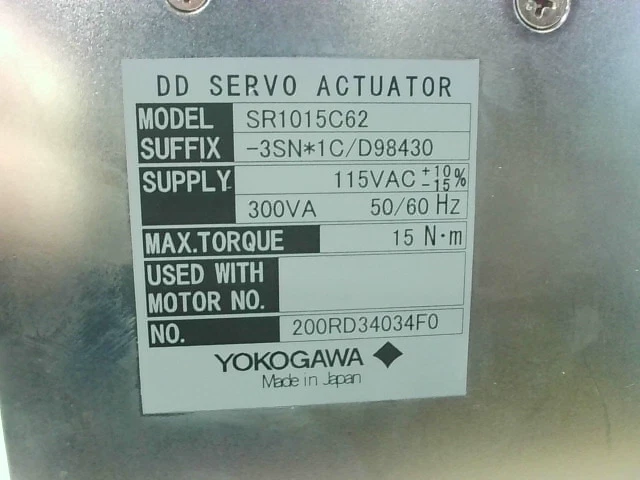 Parker DR-5015C-115-D0 Dynaserv Servo Drive Yokogawa SR1015C62 - New No Box - Image 4 of 4