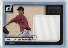 2016 Panini Donruss Promising Pros Materials Wei-Chieh Huang #PPM-WH 07ke