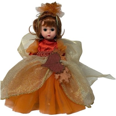 Madame Alexander Doll 8'' Fall Angel Redhead Autumn Orange Leaves Girl 28630 2000